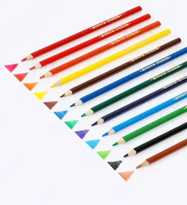 Набор цветных карандашей Мульти-Пульти "Невероятные приключения" 12 цветов (Арт.- CP_41053)