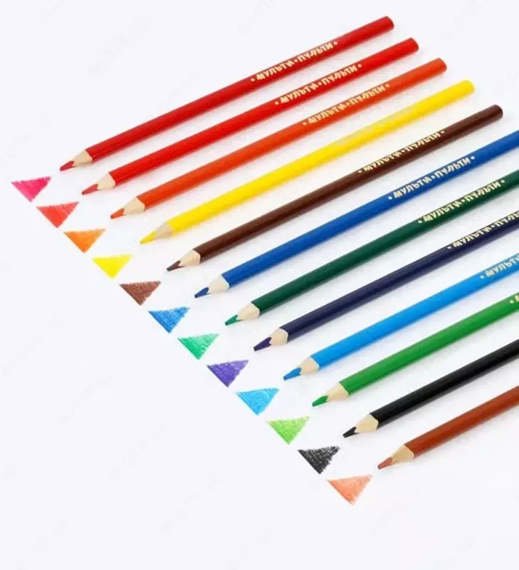 Rangli qalamlar to'plami Multi-Remote "Aql bovar qilmaydigan sarguzashtlar" 12 rang (Art.- CP_41053)