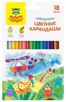 29 500 сум Набор цветных карандашей Мульти-Пульти "Невероятные приключения" 18 цветов (Арт.- CP_41054)