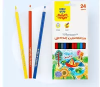 Набор цветных карандашей Мульти-Пульти "Невероятные приключения" 24 цвета (Арт.- CP_41055)