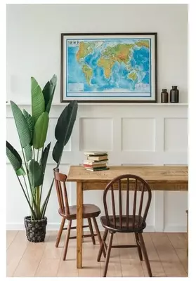 Интерактивная физическая карта"Globen" "Мир", 1010 х 660 мм (Арт. - КН023)