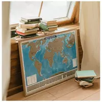 Dunyoning skretch-xaritasi "Sayohatlaringiz xaritasi" - 99 000 so'm