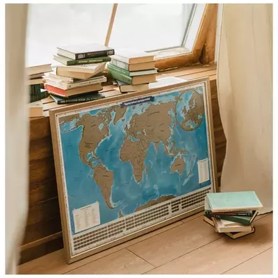 Скретч-карта мира "Карта твоих путешествий"