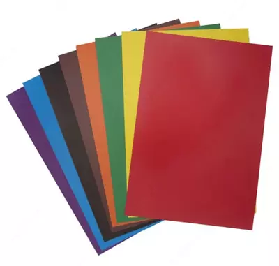 Мелованный цветной картон ArtSpace "Жираф", A4, 8 листов, 8 цв. (Арт. - Нк8-8_28659)