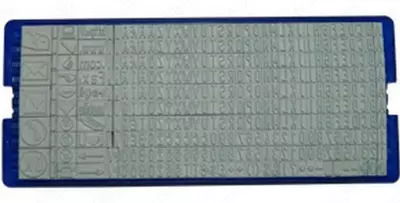 Штемпельная касса-букв "Colop" 2.5 мм, SET02, англ. (Арт. - 114678)