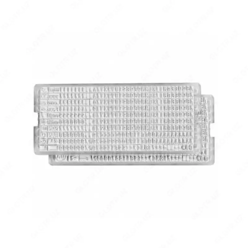 Marka qutisi-harflari "Colop" 3,5 mm, SET02, eng. (- 114712-modda)