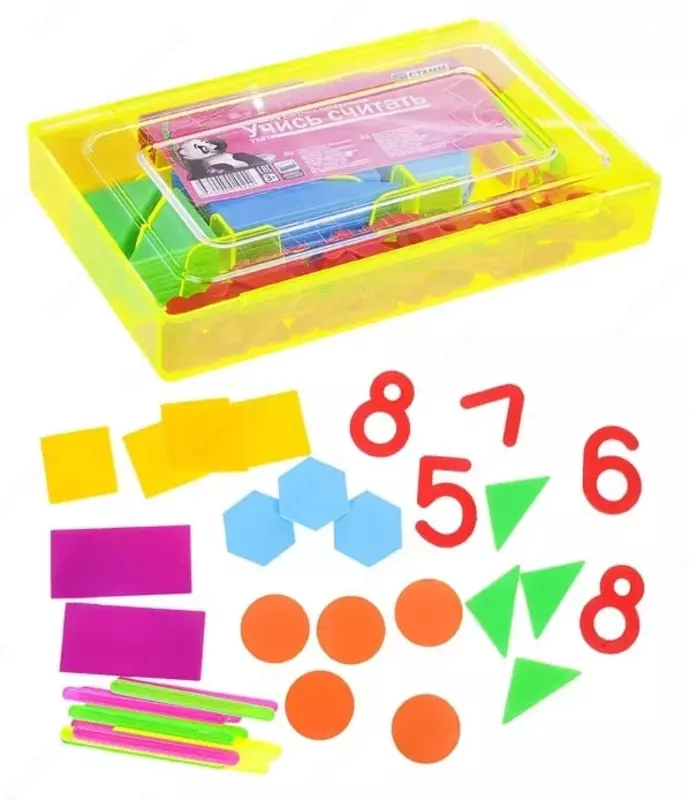 Касса цифр и счетного материала Стамм "Учись считать" (Арт. - УК01)