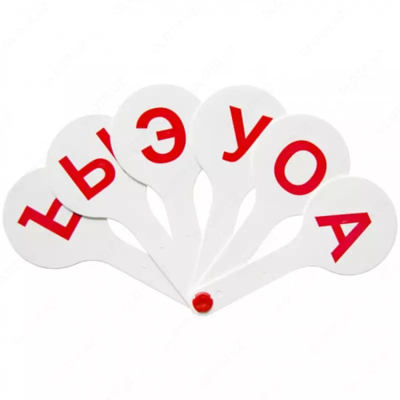 Веер "ArtSpace" Касса с гласными буквами (Арт. - ВК_9344-ВК01)