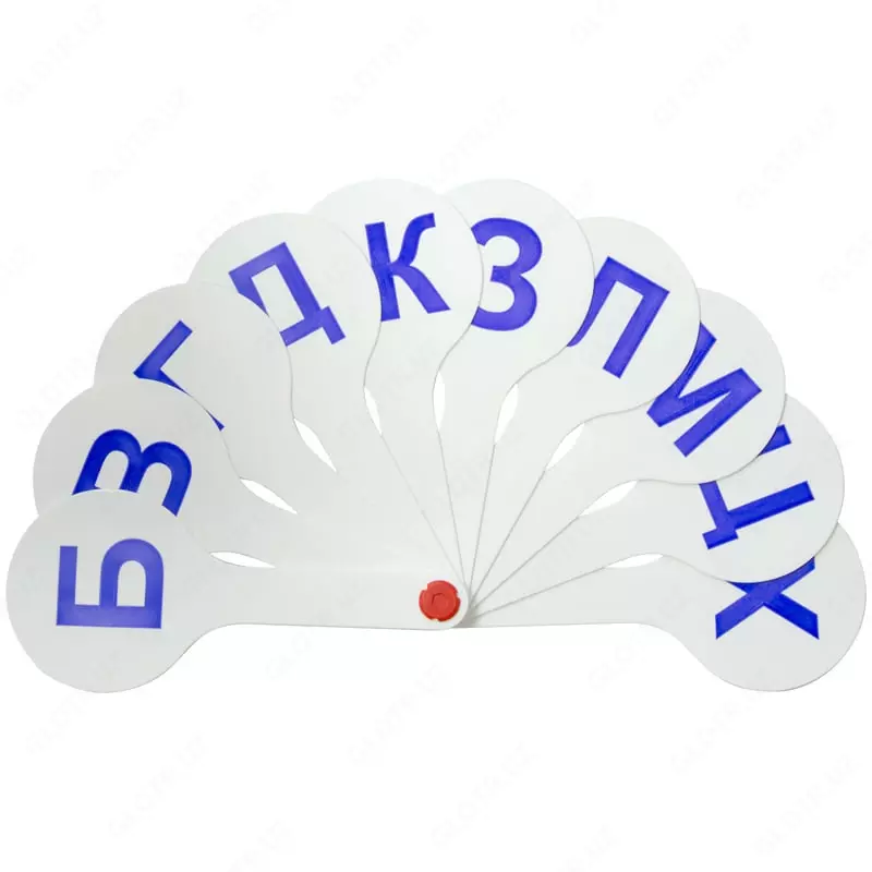 Веер "ArtSpace" Касса с согласными буквами (Арт. - ВК_10166-ВК02)