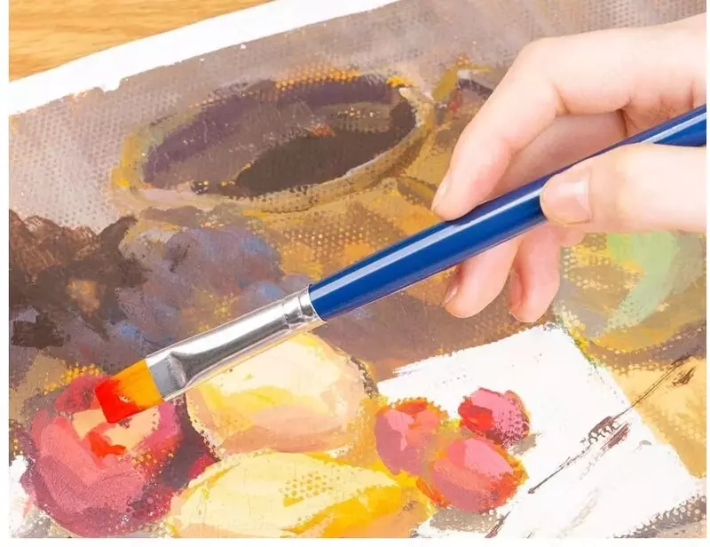 Набор кистей "Deli" нейлон, 6 шт (Арт. - 73885)