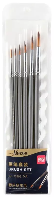 "Deli" neylon cho'tkalar to'plami, 6 dona (Art. - 73892)