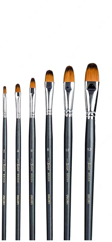 Deli cho'tkasi to'plami "Arte Nuevo" neylon, 6 dona (Art. - 73894)