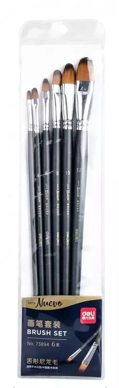 Deli cho'tkasi to'plami "Arte Nuevo" neylon, 6 dona (Art. - 73894)