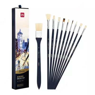 Набор кистей Deli "Nuevo" 10 шт. (Арт. - 73884)