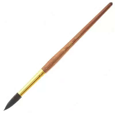 Художественная кисть № 10 Гамма  Художественная кисть № 10 Гамма "Белка" (Арт. - 280618.01.10)