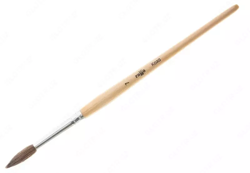 Художественная кисть № 7 Гамма "Коза" (Арт. - 280618.02.007)