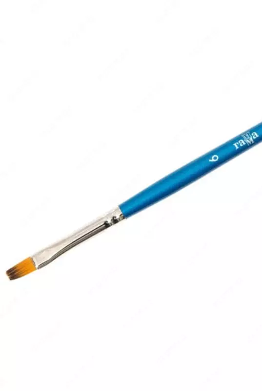 Художественная плоская кисть № 6 Гамма "Синтетика" (Арт. - 280618.08.06)