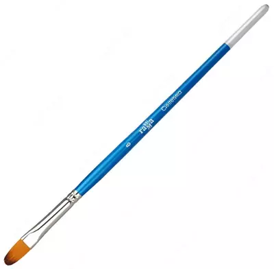 Художественная плоская кисть № 8 Гамма "Синтетика" (Арт. - 280618.08.08)