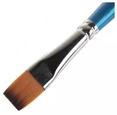 Художественная плоская кисть № 10 Гамма  Художественная плоская кисть № 10 Гамма "Синтетика" (Арт. - 280618.08.010)