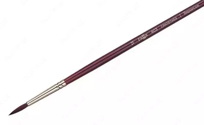 Художественная круглая кисть № 12 Гамма "Вернисаж" (Арт. - 403012)