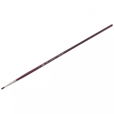 Художественная плоская кисть № 0 Гамма "Вернисаж" (Арт. - 402000)