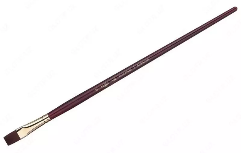 Художественная плоская кисть № 12 Гамма "Вернисаж" (Арт. - 402012)