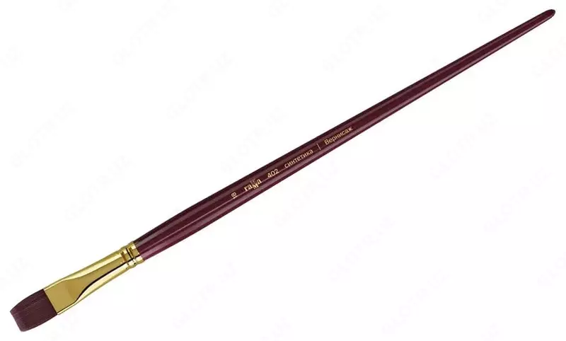 Художественная плоская кисть № 18 Гамма "Вернисаж" (Арт. - 402018)