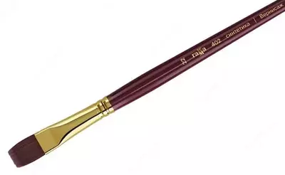 Художественная плоская кисть № 22 Гамма "Вернисаж" (Арт. - 402022)