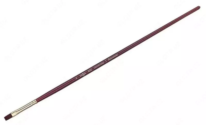 Художественная плоская кисть № 6 Гамма "Вернисаж" (Арт. - 402006)