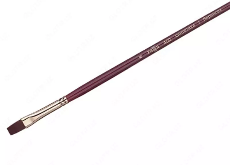 Художественная плоская кисть № 8 Гамма "Вернисаж" (Арт. - 402008)