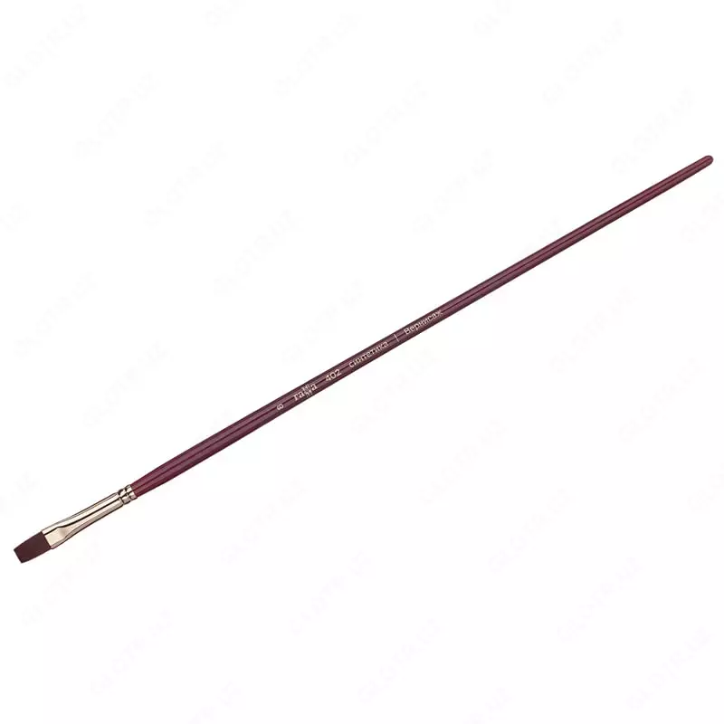 Художественная плоская кисть № 8 Гамма "Вернисаж" (Арт. - 402008)