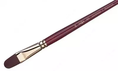 Художественная плоскоовальная кисть № 24 Гамма "Вернисаж" (Арт. - 401024)