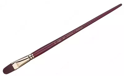 Художественная плоскоовальная кисть № 24 Гамма "Вернисаж" (Арт. - 401024)