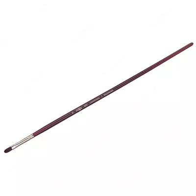 Художественная плоскоовальная кисть № 4 Гамма "Вернисаж" (Арт. - 401004)