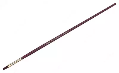 Художественная плоскоовальная кисть № 6 Гамма  Художественная плоскоовальная кисть № 6 Гамма "Вернисаж" (Арт. - 401006)