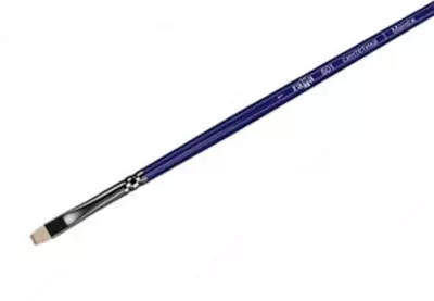 Художественная плоская кисть № 1 Гамма "Манеж" (Арт. - 501001)