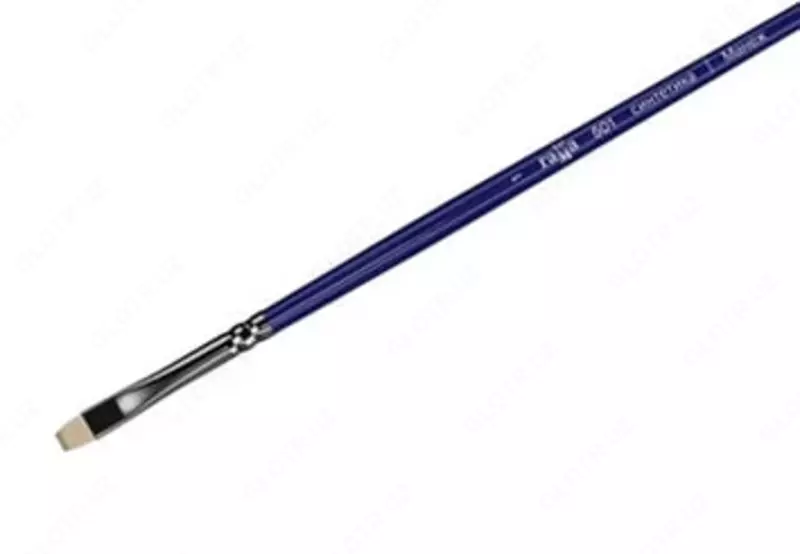 Художественная плоская кисть № 1 Гамма "Манеж" (Арт. - 501001)