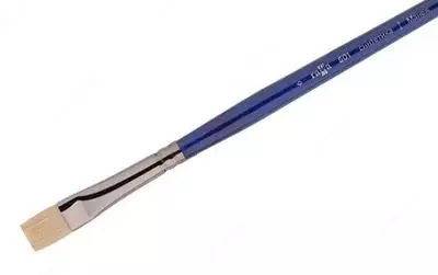 Художественная плоская кисть № 6 Гамма  Художественная плоская кисть № 6 Гамма "Манеж" (Арт. - 501006)