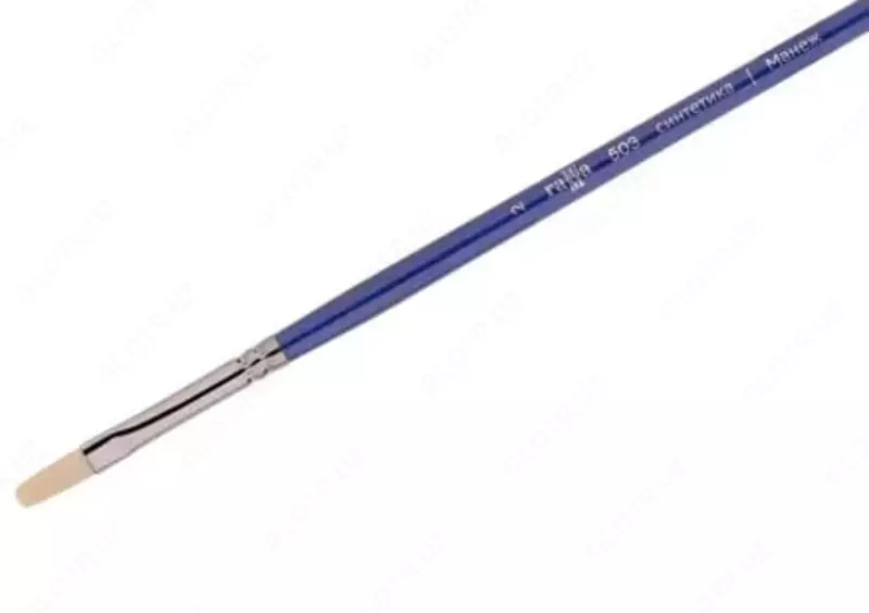 Художественная плоскоовальная кисть № 2 Гамма "Манеж" (Арт. - 503002)