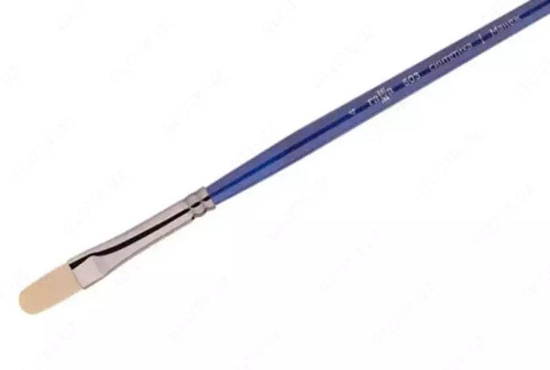 Художественная плоскоовальная кисть № 4 Гамма "Манеж" (Арт. - 503004)