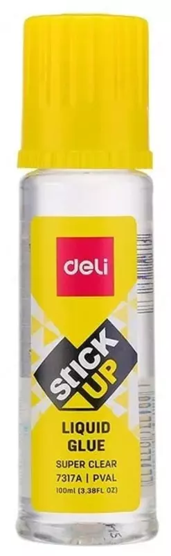 Жидкий канцелярский клей Deli "StickUP" 100 мл. (Арт. - 7317)