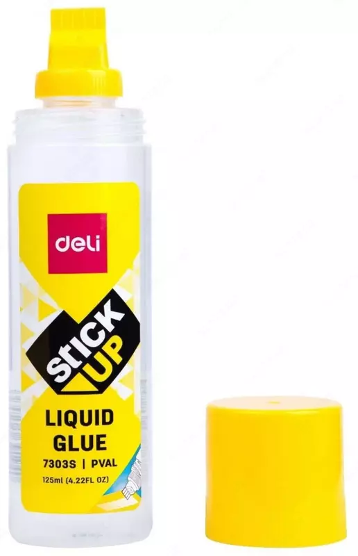 Жидкий канцелярский клей Deli "StickUP" 125 мл. (Арт. - 7303S)