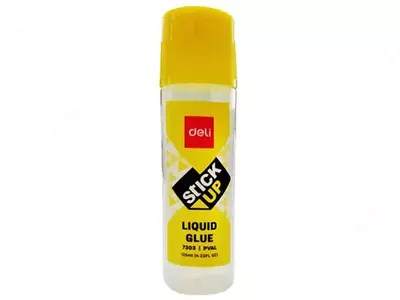 Жидкий канцелярский клей Deli "StickUP" 125 мл. (Арт. - 7303)