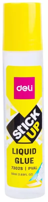 Жидкий канцелярский клей Deli "StickUP" 50 мл. (Арт. - 7302S)
