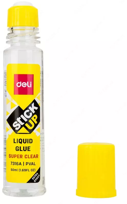 Жидкий канцелярский клей Deli "StickUP" 50 мл. (Арт. - 7316)