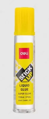 Жидкий канцелярский клей Deli "StickUP" 50 мл. (Арт. - 7316)