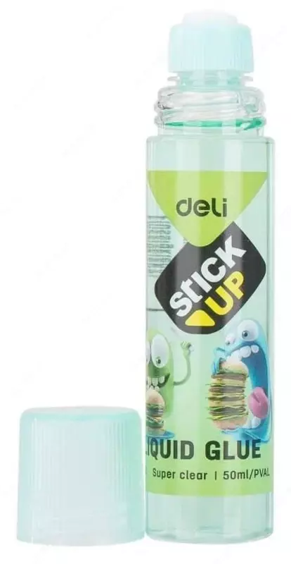 Жидкий канцелярский клей Deli "StickUP" 50 мл. (Арт. - 21200-EA) Ассортимент