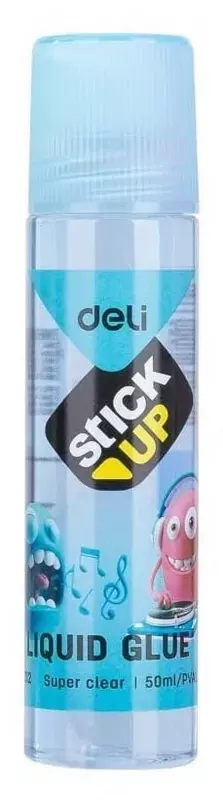Жидкий канцелярский клей Deli "StickUP" 50 мл. (Арт. - 21200-EA) Ассортимент