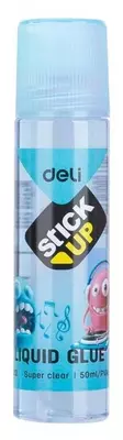 Жидкий канцелярский клей Deli "StickUP" 50 мл. (Арт. - 21200-EA) Ассортимент