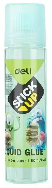 Жидкий канцелярский клей Deli "StickUP" 50 мл. (Арт. - 21200-EA) Ассортимент
